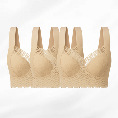 Lucy's™ Original – Bequemer und stützender Push-up-BH (3er-Pack)