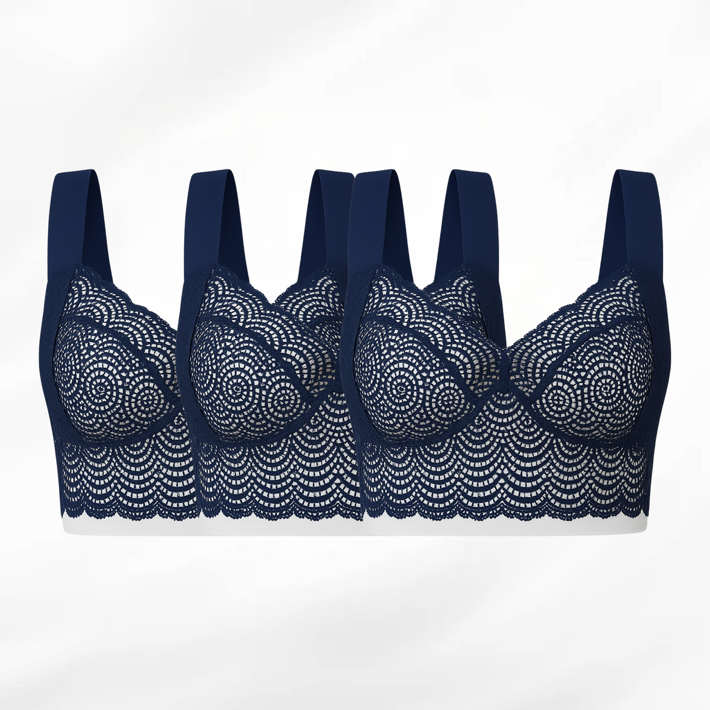 Lucy's™ Original – Bequemer und stützender Push-up-BH (3er-Pack)