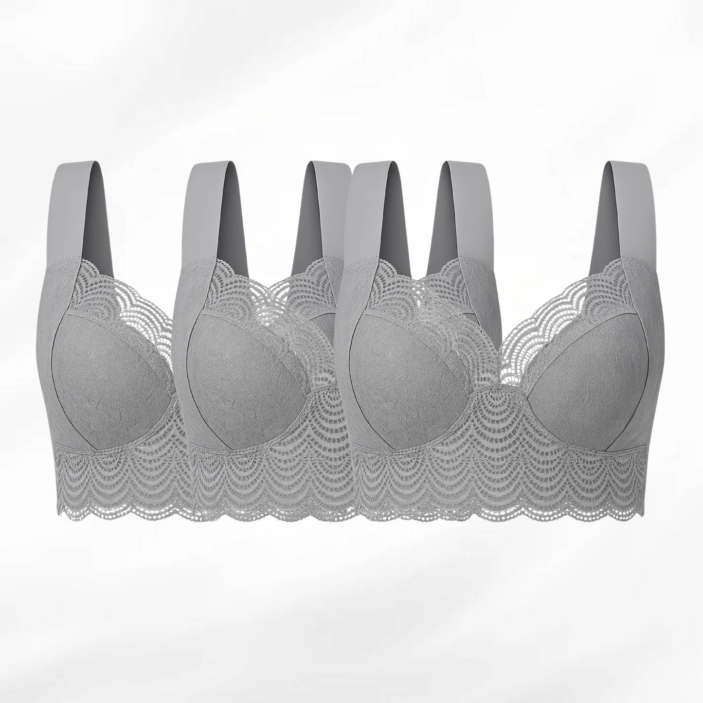 Lucy's™ Original – Bequemer und stützender Push-up-BH (3er-Pack)