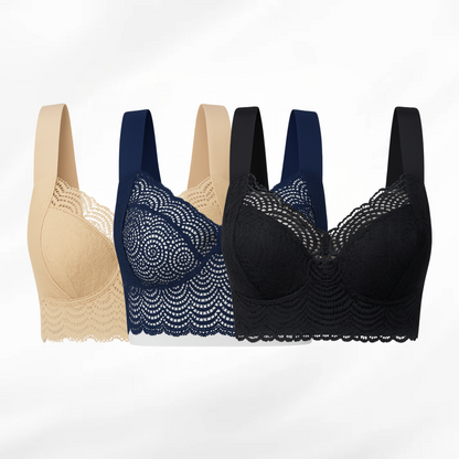 Lucy's™ Original – Bequemer und stützender Push-up-BH (3er-Pack)